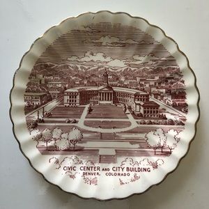 Vintage Denver Colorado Plate
